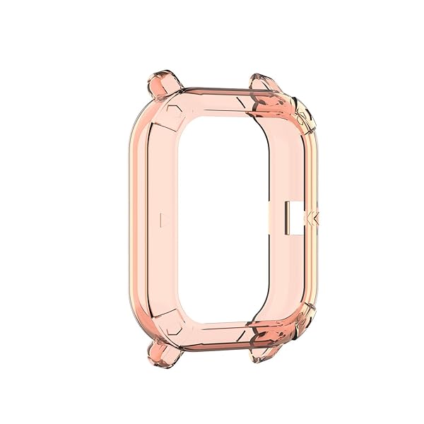 Turnwin Turnwin Case for Xiaomi Huami Amazfit GTS Soft TPU Shockproof Cover Slim Bumper Shell Protector White Pink Accessories - View 3 of 9