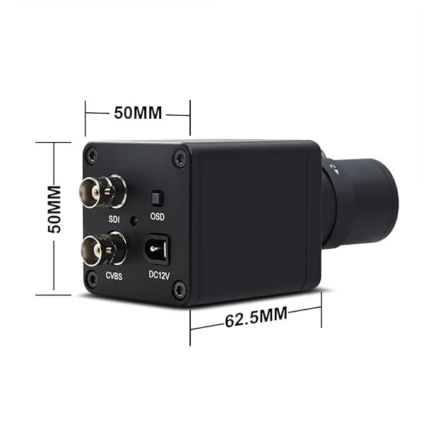 MOKOSE Buy MOKOSE 3G/HD SDI 1080P Security Camera - High Sensitivity CMOS, Varifocal Lens for Superior Surveillance - View 5 of 7