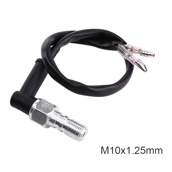 Dweekiy Universal Motorcycle Hydraulic Brake Switch M10x1.25 - Rear Set with Washers for Enhanced Performance - View 8 of 8