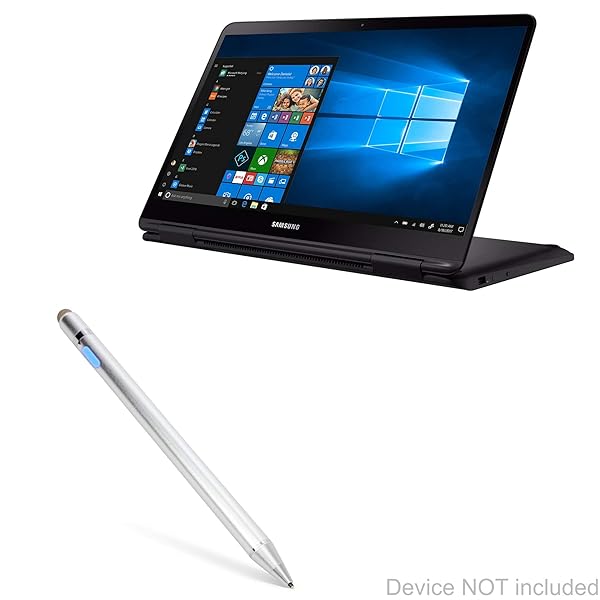 BoxWave BoxWave Stylus Pen for Samsung Notebook 7 AccuPoint Active Stylus with Ultra Fine Tip Metallic Silver - View 3 of 11