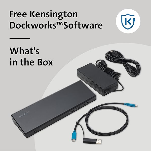 Kensington Buy Kensington SD4750P USB-C Dock: Dual 4K, 85W PD for Windows, MacBook & Chromebooks - View 6 of 7