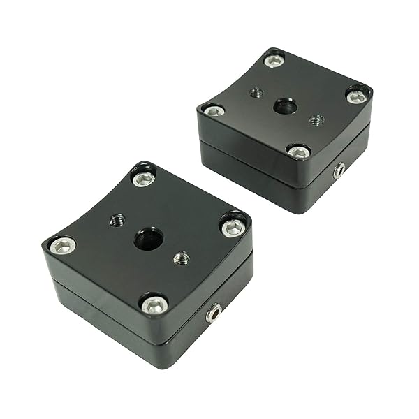 Pair MAC360B 360 Swivel Wakeboard Tower and Surface Mount Clamps for 4 Rockville Pods
