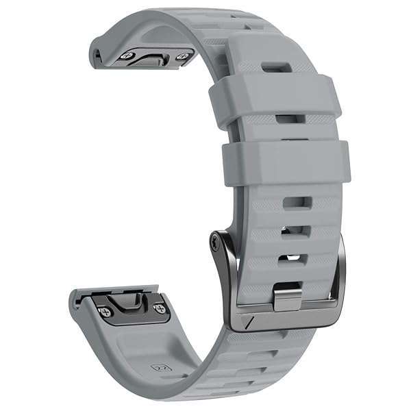 Upgrade Your Fenix Watch: NotoCity 22mm Compatible Bands for Fenix 5, 6, 8 & More - Stylish Grey Options!