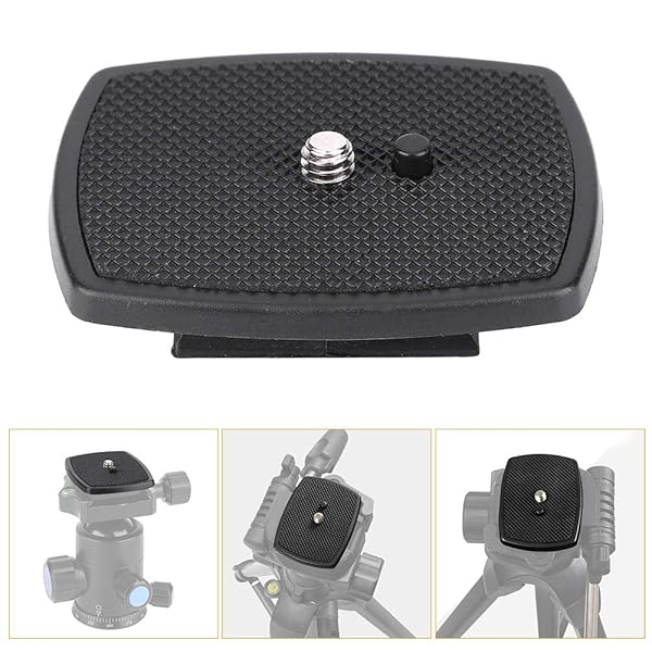 VBESTLIFE V BESTLIFE Quick Release Plate Tripod Mount Board with 1/4 Screw for Yunteng VCT668 ST666 690 Weifeng Compatible Accessories - View 4 of 10