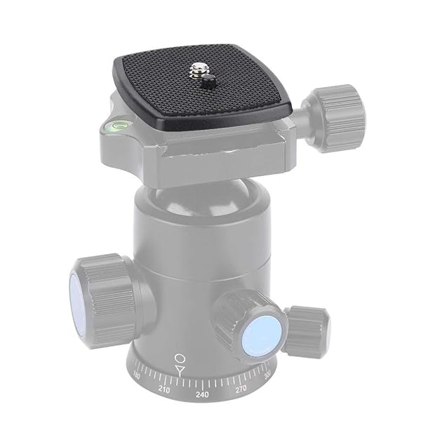 VBESTLIFE V BESTLIFE Quick Release Plate Tripod Mount Board with 1/4 Screw for Yunteng VCT668 ST666 690 Weifeng Compatible Accessories - View 8 of 10