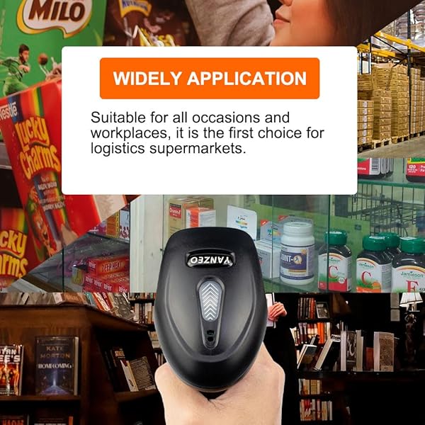 Yanzeo YANZEO Handheld USB Barcode Scanner Wired CCD Reader Fast Accurate Scanning for Store Warehouse Supermarket Plug and Play - View 6 of 7