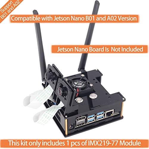 Makeronics Jetson Nano Developer Kit: IMX 219-77 Camera, 64GB TF Card & Acrylic Case - Ultimate Makeronics Bundle - View 3 of 10