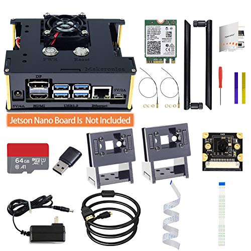 Makeronics Jetson Nano Developer Kit: IMX 219-77 Camera, 64GB TF Card & Acrylic Case - Ultimate Makeronics Bundle - View 2 of 10