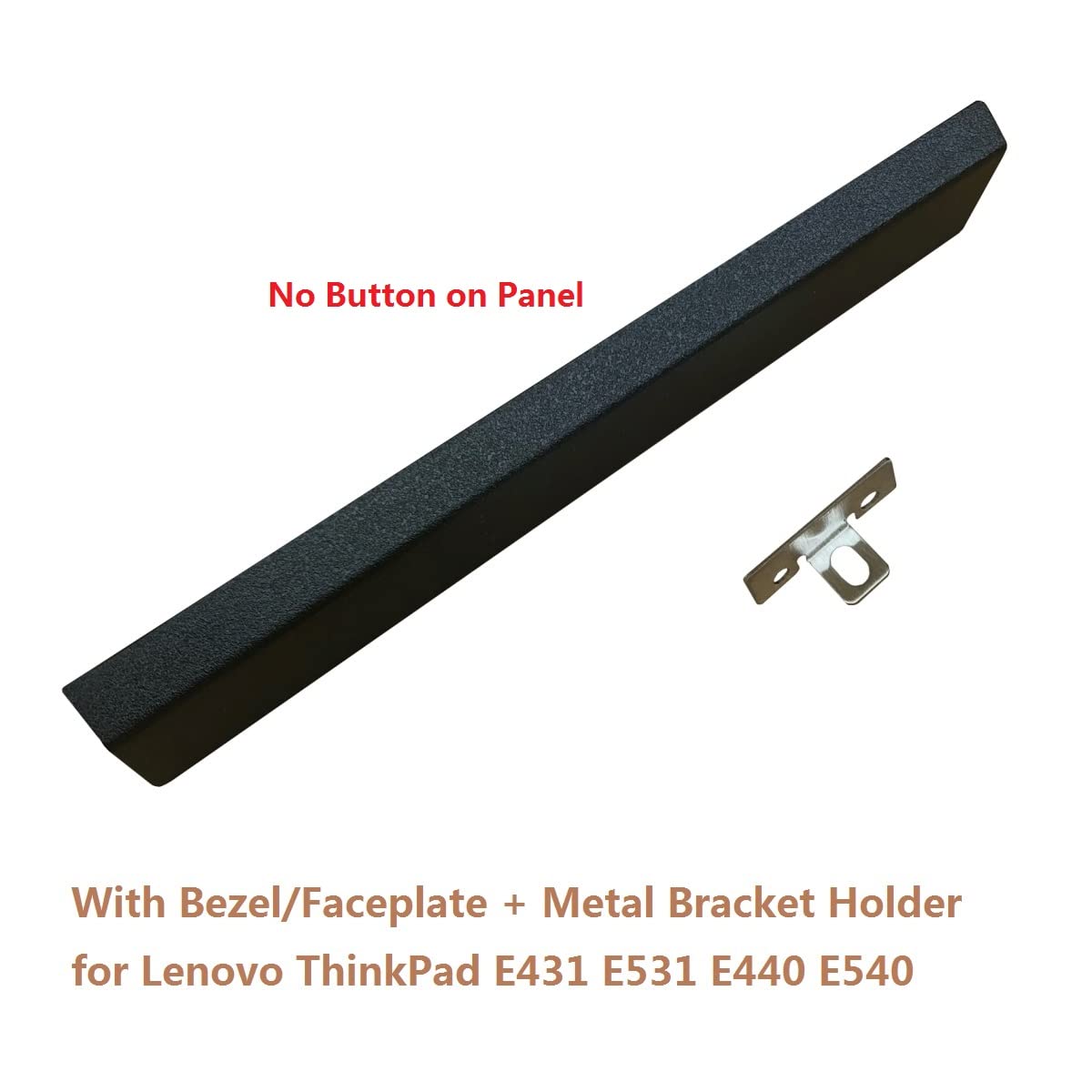 2nd HDD SSD Hard Drive Optical Bay Frame Caddy Tray for Lenovo ThinkPad E540 E531 with Bezel and Mounting Bracket - View 5 of 9