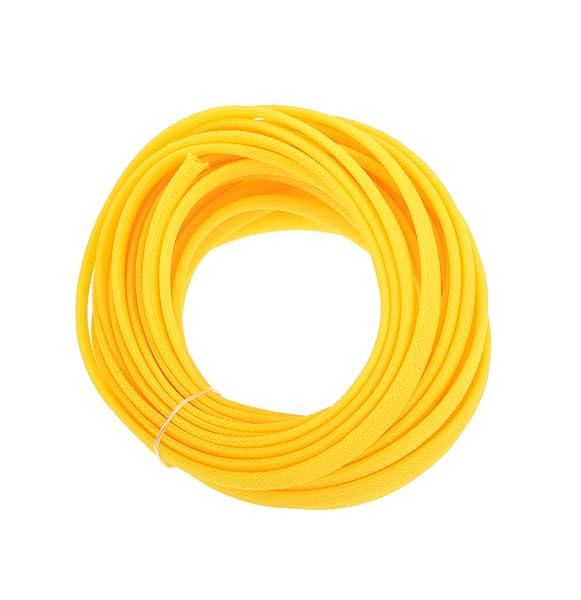 Othmro Othmro 10m Yellow Expandable Cable Sleeving Flexible Wire Mesh for Organizing and Protecting Wires from Pets Chewing - View 5 of 7