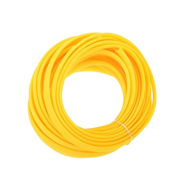 Othmro Othmro 10m Yellow Expandable Cable Sleeving Flexible Wire Mesh for Organizing and Protecting Wires from Pets Chewing - View 7 of 7