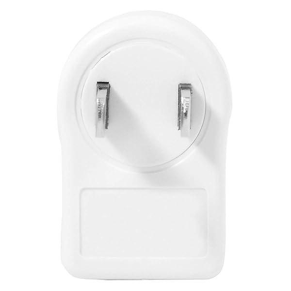 cablecc Cablecc NEMA 1-15P USA Outlet Saver Power Extension Adapter 2 Prong 2 Outlets 90 Degree Angled Design for Convenient Use - View 6 of 6