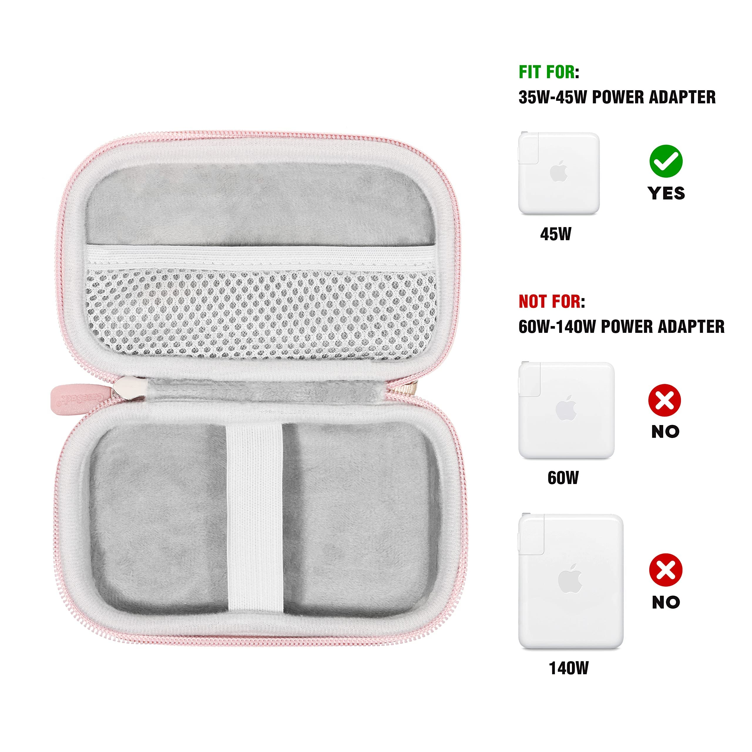 CaseSack Handy Case for MacBook Air Pro Charger and iPhone 16 15 14 MagSafe Charger USB C Hub Storage Solution - View 5 of 6