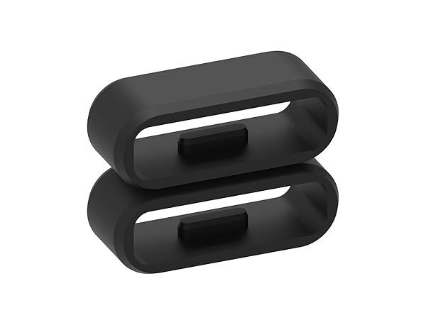 Chofit 18MM Band Keeper for Garmin Vivosmart HR Vivosport Gear Fit2 Pro Approach X40 X10 Replacement Fasteners 6 Pack Holder - View 3 of 5