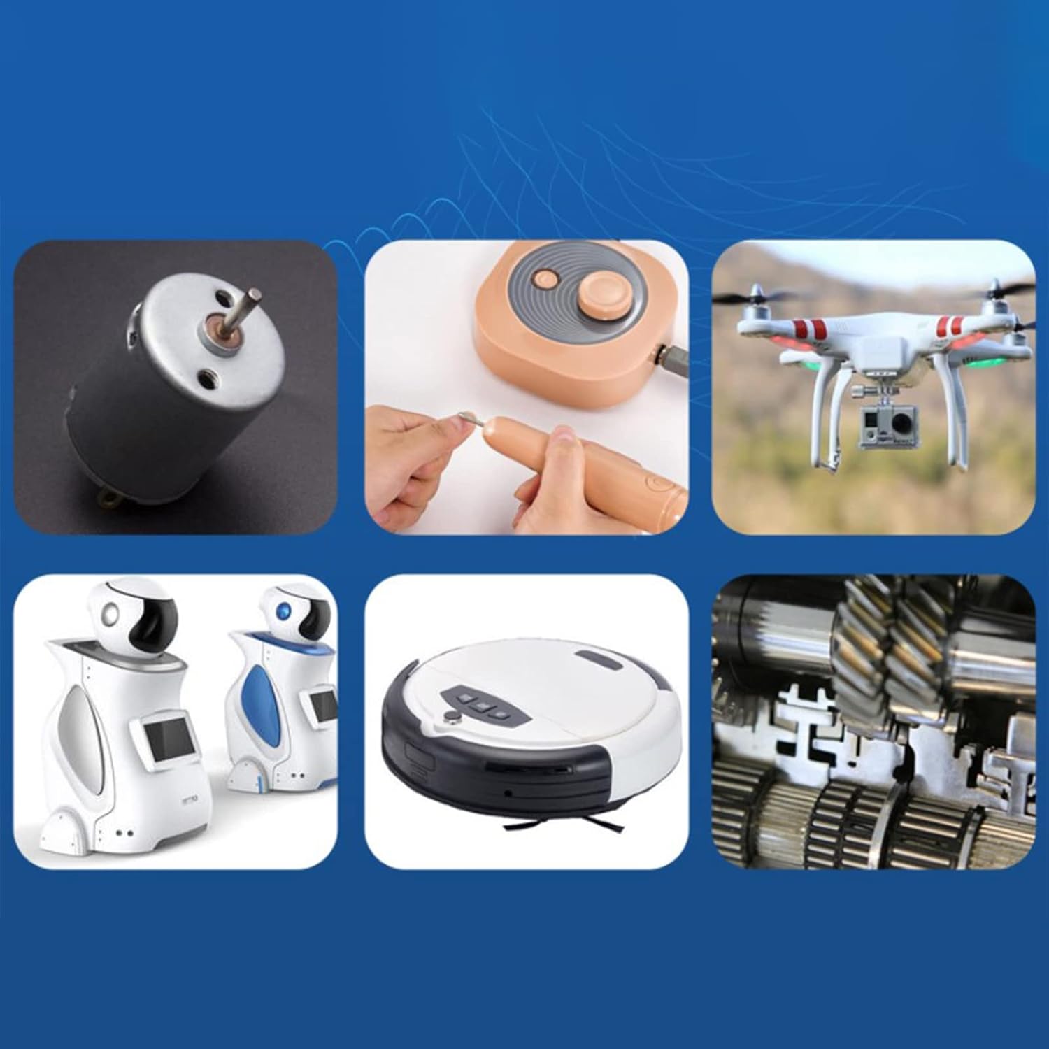 Othmro Othmro 10Pcs 625ZZ Deep Groove Ball Bearings Double Plastic Sealed Carbon Steel for Skateboards Scooters Robotics and More - View 6 of 9