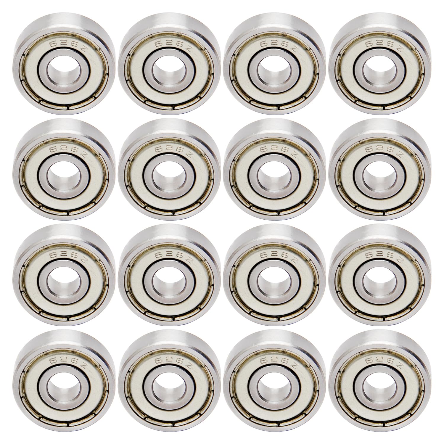 Othmro Othmro 10Pcs 625ZZ Deep Groove Ball Bearings Double Plastic Sealed Carbon Steel for Skateboards Scooters Robotics and More - View 9 of 9