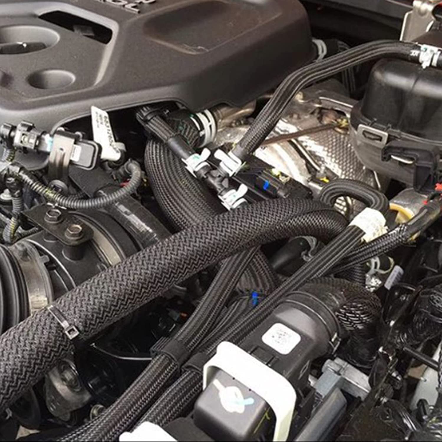 Othmro Othmro 1m PET Expandable Cord Protector Wire 0.98inch Width Flexible Mesh Sleeve for USB Power Audio Video Cables Blue - View 6 of 8