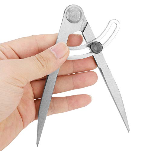 6 Inch Professional Adjustable Lockable Steel Divider for Precision Scriber Geometry Drawing Tool