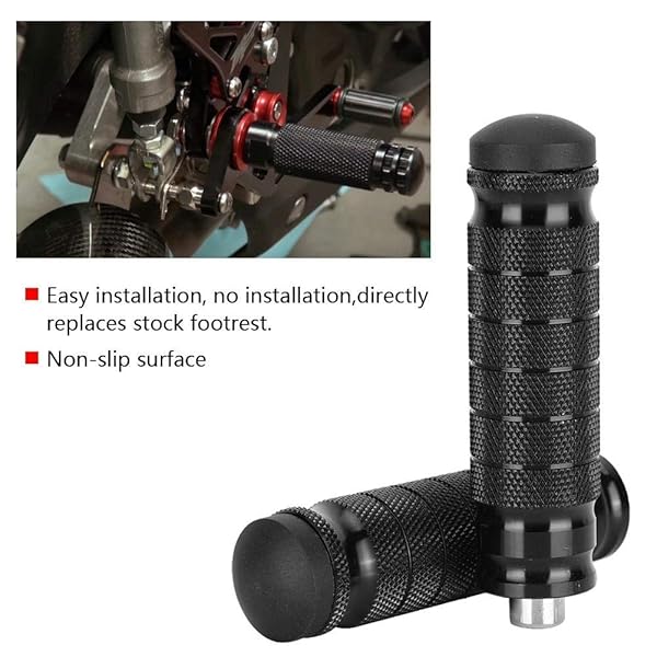 KIMISS Buy KIMISS 8mm CNC Aluminum Motorcycle Foot Pegs - Non-Slip Rear Footrests for Ultimate Comfort - View 7 of 10