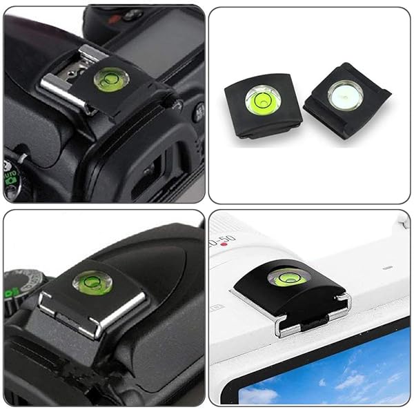 Fire Rock Camera Level Hot Shoe Cover for Nikon Z9 D780 Canon EOS R3 R5 R6 C70 Rebel T7 SL3 250D 200D II Fire Rock Universal Flashlight 3 Packs - View 3 of 3