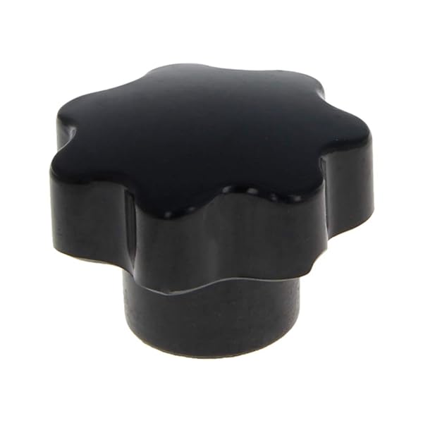 Othmro Othmro 2Pcs Star Lock Nut Knobs M8x40mm Replacement Hand Screw Tightening Knobs for Saws and Drills Black Quick Removal Parts - View 2 of 7