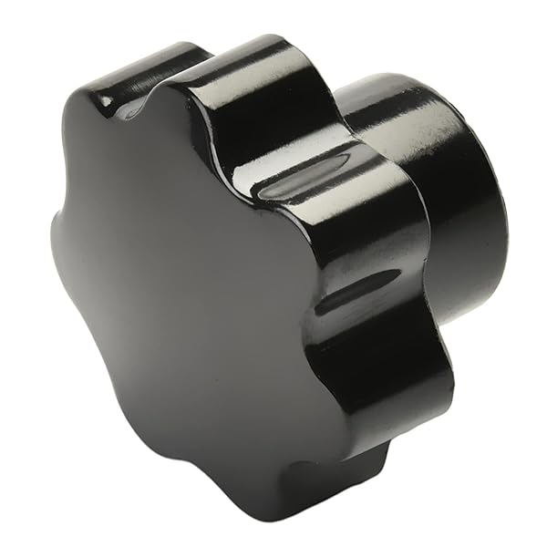 Othmro Othmro 2Pcs Star Lock Nut Knobs M8x40mm Replacement Hand Screw Tightening Knobs for Saws and Drills Black Quick Removal Parts - View 3 of 7