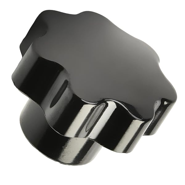 Othmro Othmro 2Pcs Star Lock Nut Knobs M8x40mm Replacement Hand Screw Tightening Knobs for Saws and Drills Black Quick Removal Parts - View 4 of 7