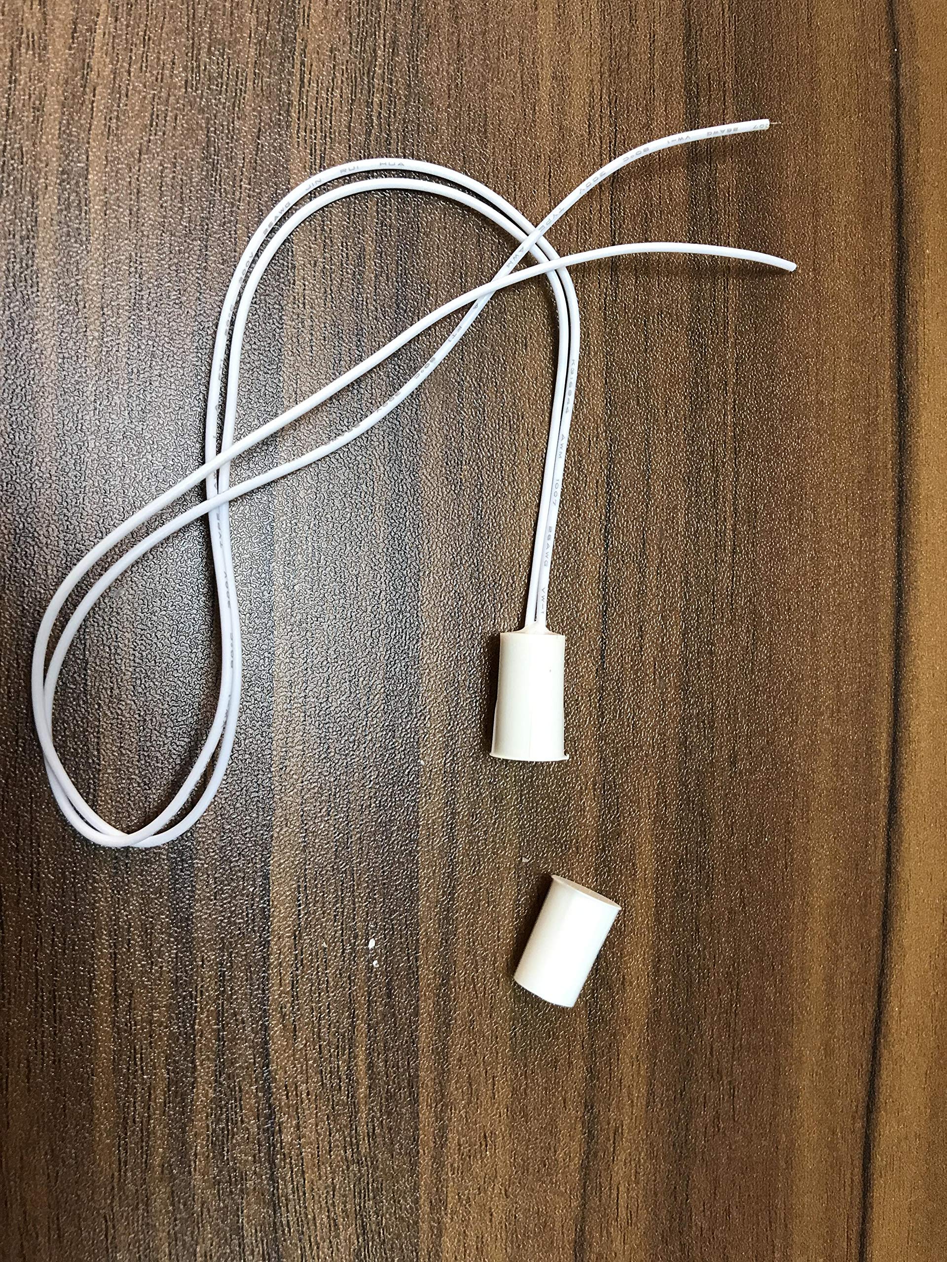 10pcs RC-33 NC Recessed Wired Window Door Contact Sensor Alarm Magnetic Reed Switch White for Home Security - View 2 of 6