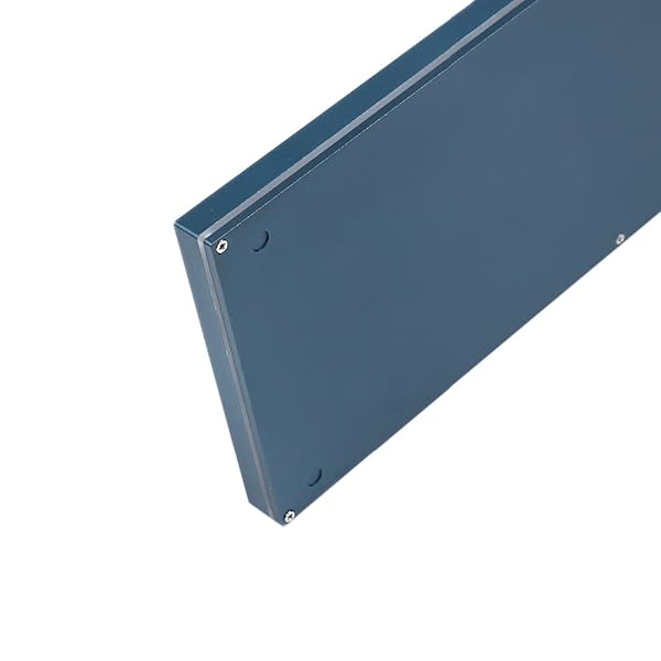 YMDK YMDK Idobao ID75: 75 Keys Ortholinear Mechanical Keyboard Kit - Hot-Swappable Type C, Anodized Aluminum Case (Black-Blue) - View 4 of 9