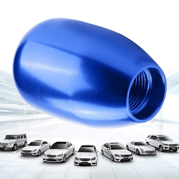 Dweekiy Upgrade Your Ride: Dweekiy 6-Speed Gear Shift Knob - Universal Manual Shifter in Blue - View 3 of 10