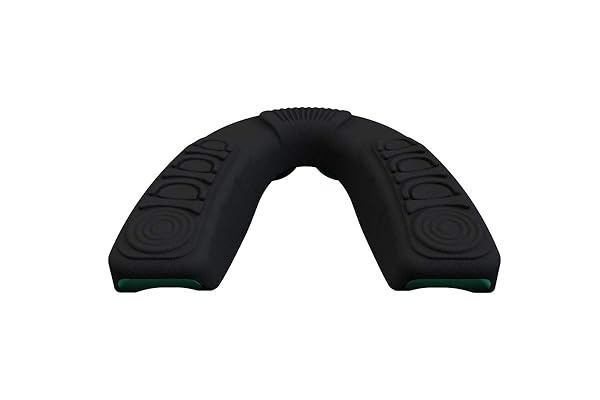 COOLLO SPORTS COOLLO SPORTS Boil and Bite Mouth Guard Custom Fit for Football Hockey Rugby Lacrosse Boxing MMA Free Case Included Pumpkin Orange Black - View 2 of 5