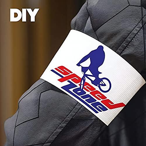 Wrzbest Versatile Wrzbest White Armbands for Soccer, Rugby & Mourning - Perfect for Teams, DIY, Schools & Restaurants - View 4 of 9