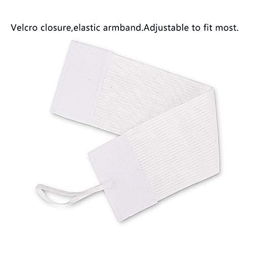 Wrzbest Versatile Wrzbest White Armbands for Soccer, Rugby & Mourning - Perfect for Teams, DIY, Schools & Restaurants - View 7 of 9