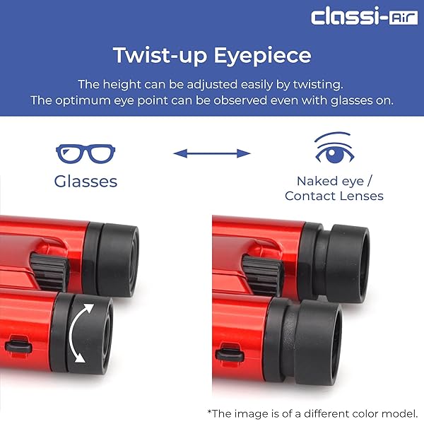 Kenko Kenko Binoculars Classi-Air 8x21 DH: Lightweight, Compact, Multi-Coated Roof Prism Design - View 7 of 10