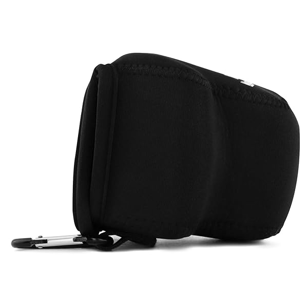 MegaGear Ultra Light Neoprene Camera Case for Canon EOS M6 Mark II - MegaGear MG1753 (15-45mm) - Black - View 8 of 9