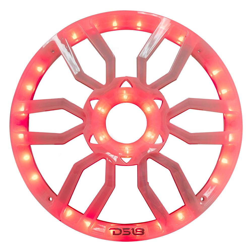 DS18 DS18 PRO-GRILL10RGB Speaker Cover with RGB Light 10 Inch UV Coating Scratch Resistant ABS Transparent Universal Grill Cover - View 5 of 9