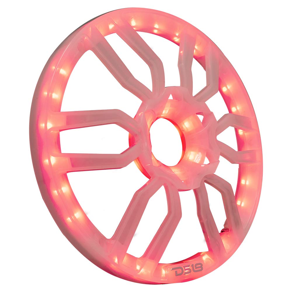 DS18 PRO-GRILL10RGB Speaker Cover with RGB Light 10 Inch UV Coating Scratch Resistant ABS Transparent Universal Grill Cover