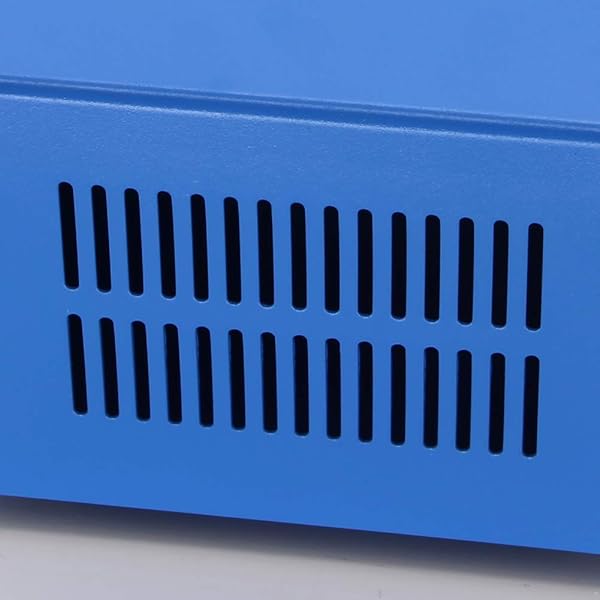 Fielect Fielect Dustproof Electronic Junction Box Enclosure 9.84 x 7.48 x 4.33 Inch Metal Blue for Electronic Projects - View 8 of 8