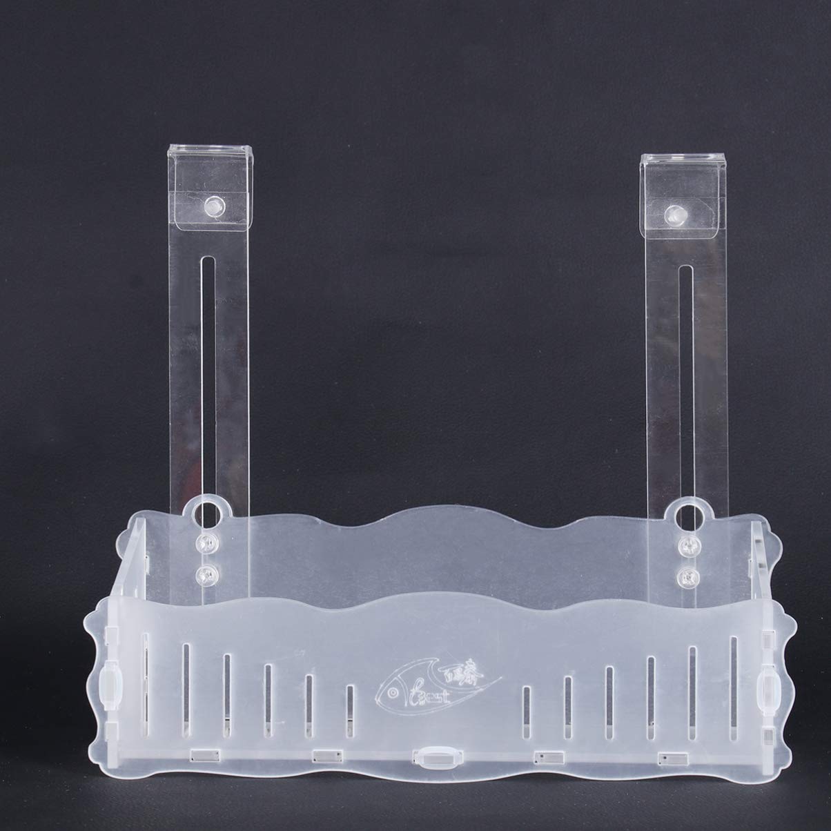 POPETPOP POPETPOP Transparent Aquarium Plant Holder - Ideal Fish Tank Planter for Home & Dorm Supplies - View 5 of 9