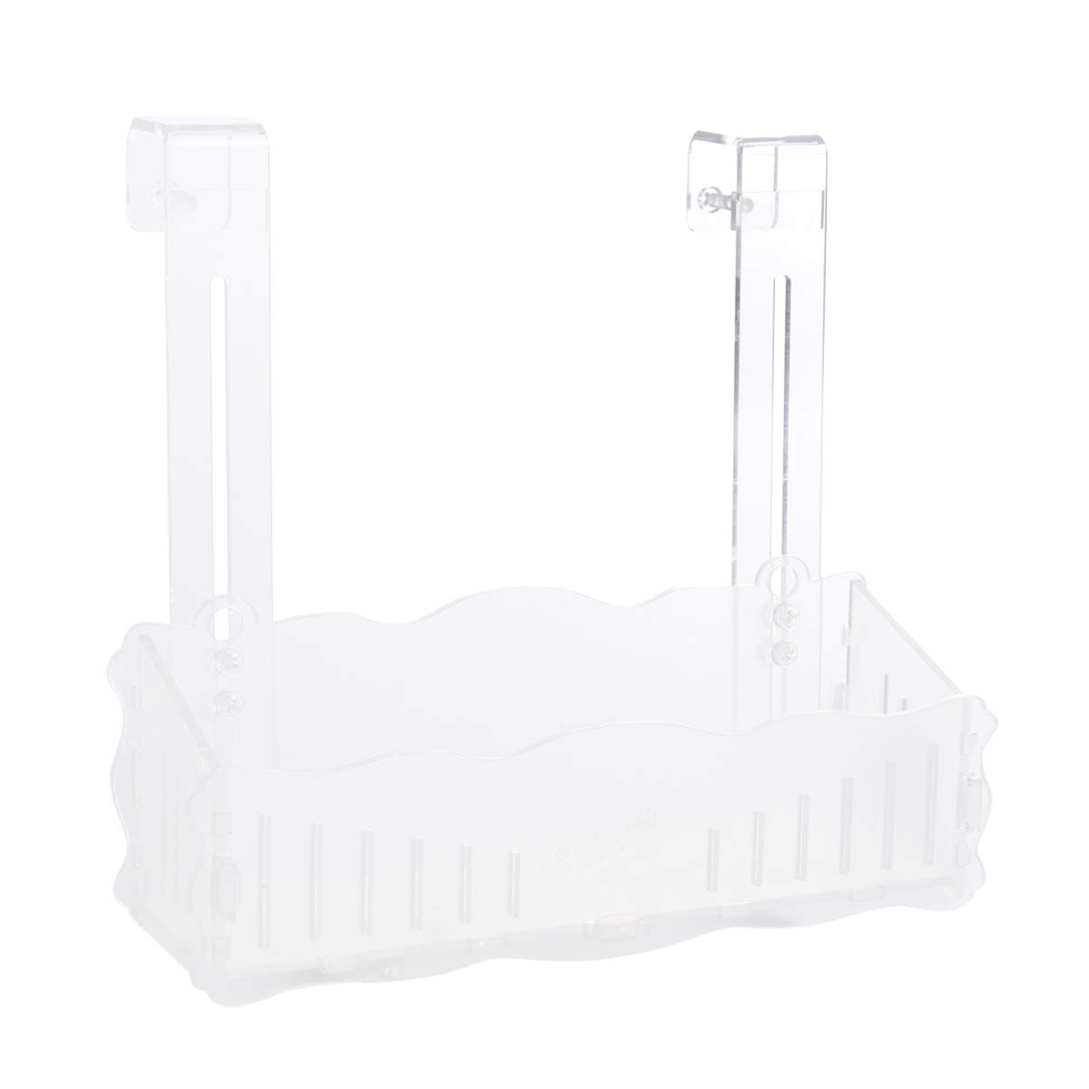 POPETPOP Transparent Aquarium Plant Holder - Ideal Fish Tank Planter for Home & Dorm Supplies