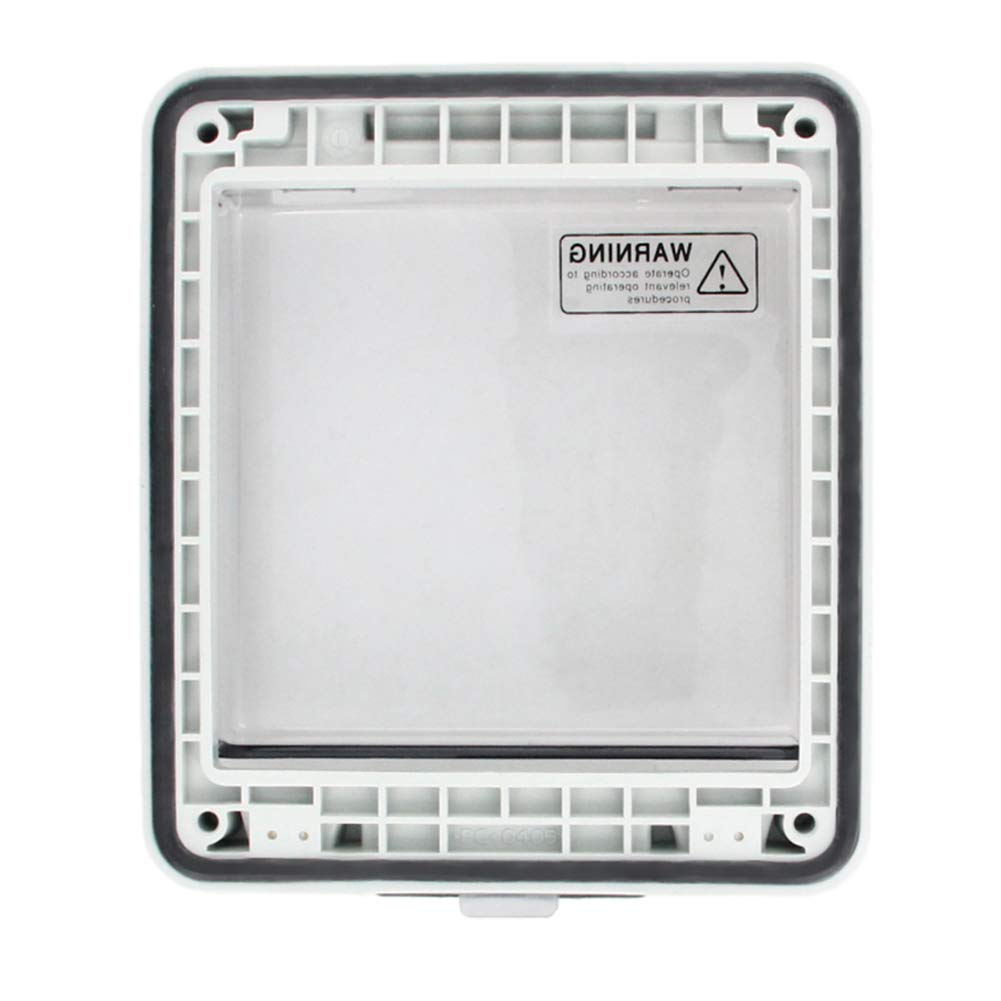 Fielect Fielect 5 Way Waterproof Circuit Breaker Box Power Distribution Protection Indoor Wall Mount ABS Plastic Junction Box 4.92 x 4.21 x 1.22 - View 4 of 7