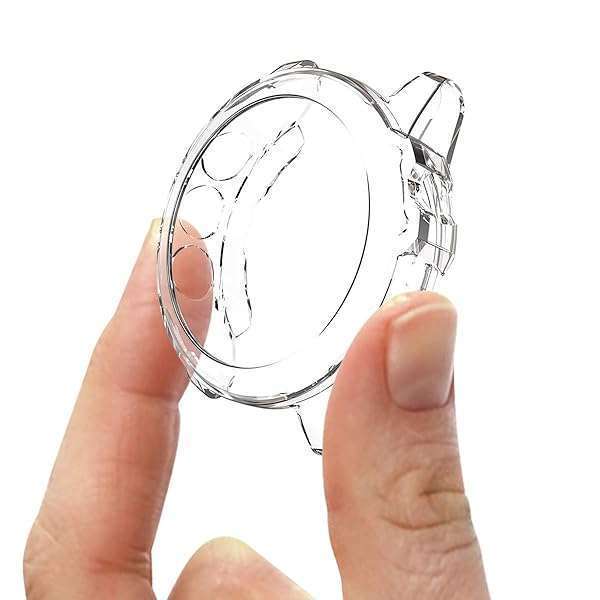 Turnwin Garmin Fenix 5X & 5X Plus Case: Soft TPU Shockproof, Scratch-Resistant Bumper Cover (Black, Gunmetal, Crystal) - View 6 of 9