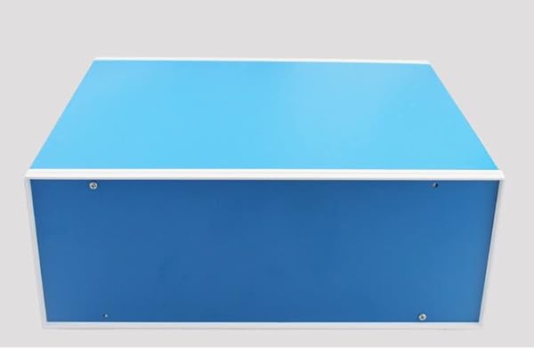 Fielect Fielect Blue Metal Electronic Enclosure Case Junction Box for Projects 9.06 x 7.28 x 3.94 Inch - View 6 of 7