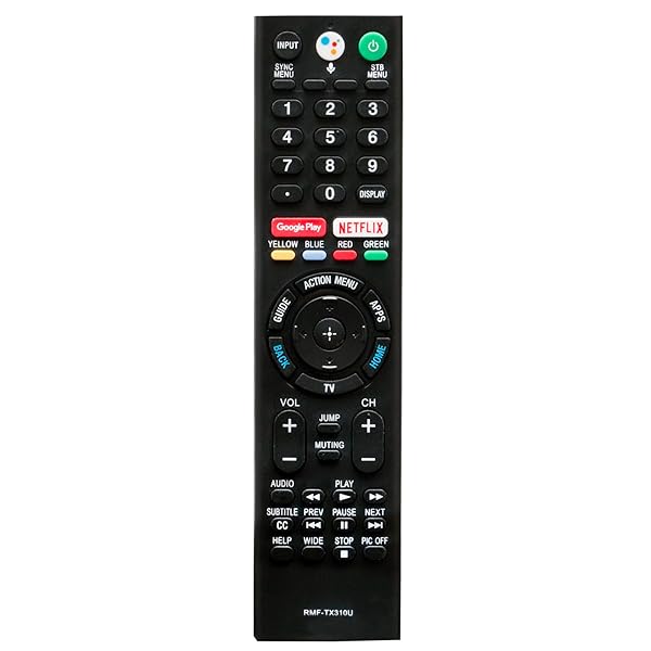 RMF-TX310U Voice Remote Control for Sony 4K Ultra HDR Smart TVs XBR-65X900F XBR-75X900F XBR-85X900F and more