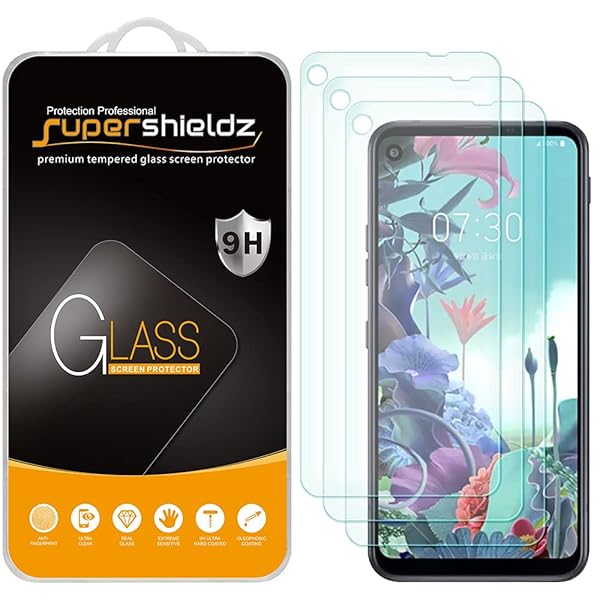 Supershieldz 3 Pack Tempered Glass Screen Protector for LG Q70 Anti Scratch Bubble Free