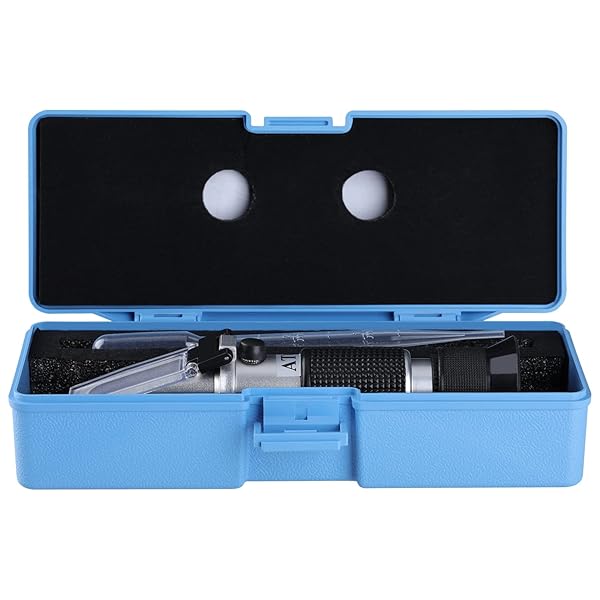 XRCLIF Antifreeze Refractometer 4 in 1 Coolant Tester for Freezing Point and Battery Acid Ethylene Propylene Glycol Testing - View 7 of 7