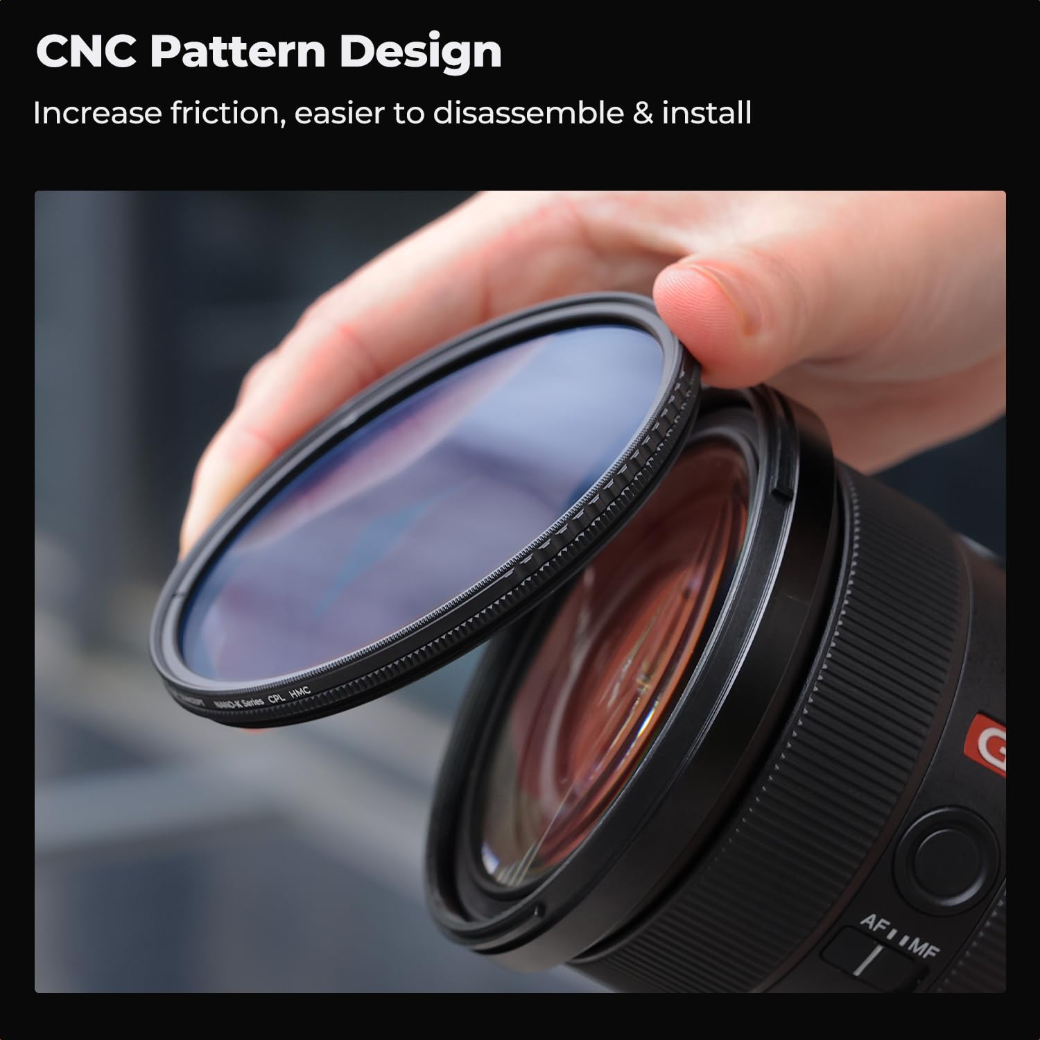 K&F CONCEPT KF Concept 49mm Circular Polarizer Optical Glass Lens Filter Ultra Slim Multi Layer Coatings for Camera Lens K Series - View 5 of 7