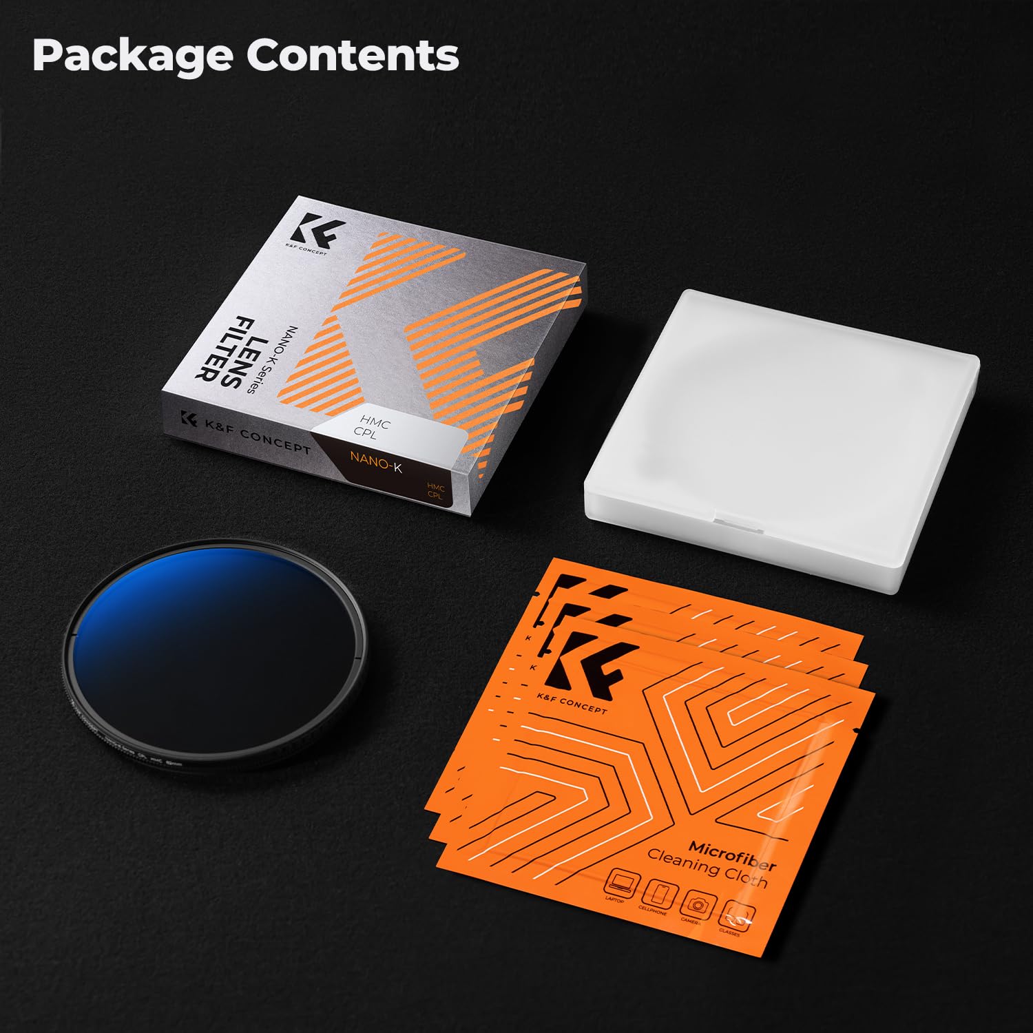 K&F CONCEPT KF Concept 52mm Circular Polarizer Optical Glass Lens Filter Ultra Slim Multi Layer Coatings for Camera Lens K Series - View 7 of 7