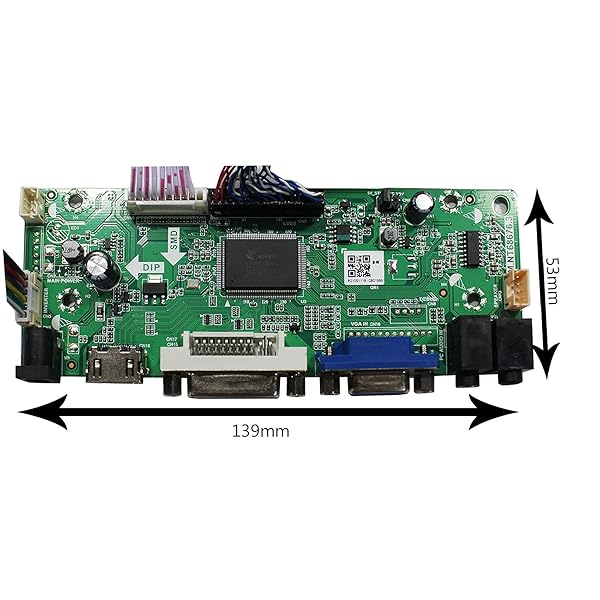 VSDISPLAY "VSDISPLAY HD-MI DVI VGA Audio LCD Controller Board for 17" 1280x960 Monitors - DV170YGZ-N10 & DV170YGM-N10 Compatible" - View 4 of 6