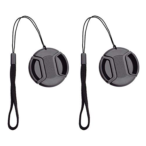 ULBTER ULBTER 55mm Lens Cap Cover for Nikon AF-P 18-55mm Lens - 2 Pack with Keeper & Leash for D5600, D5500, D5300, D3500 Cameras - View 2 of 8